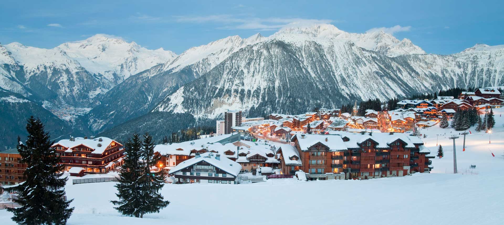 Ski resort in Courchevel