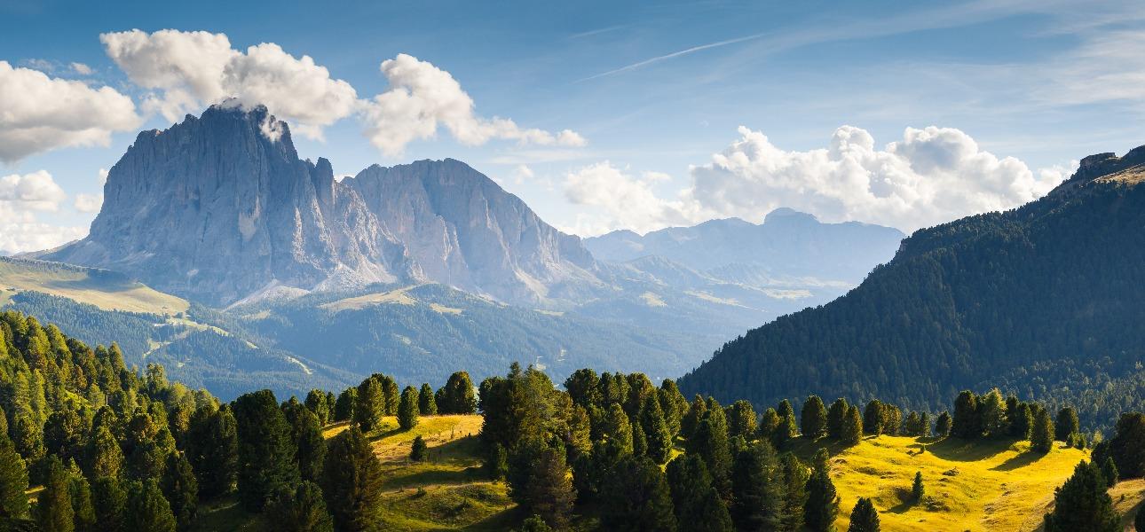 Winter sports paradise in the Dolomites