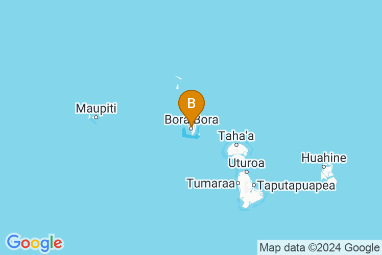 Map of Bora Bora