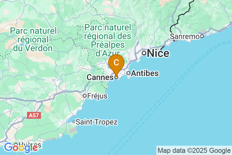 Map of cannes