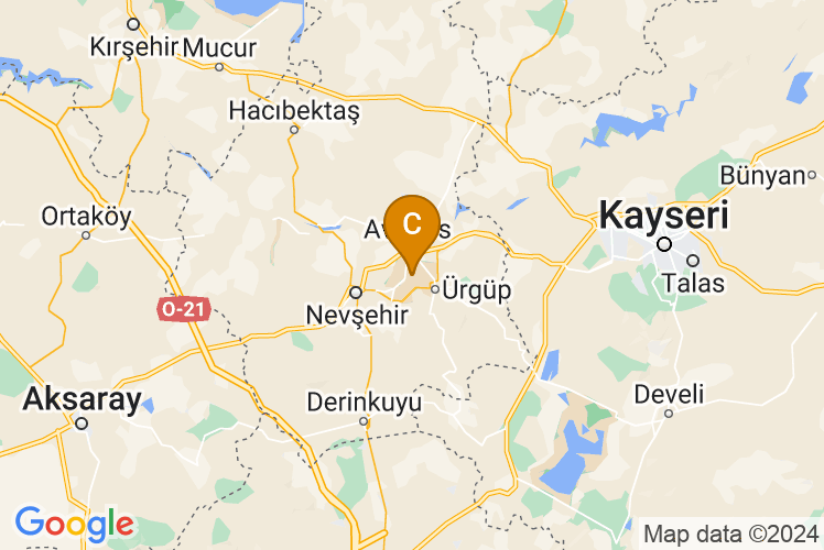 Map of Cappadocia