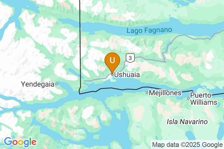 Map of Ushuaia