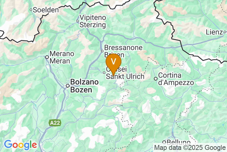 Map of Val Gardena